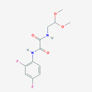 N'-(2,4-difluorophenyl)-N-(2,2-dimethoxyethyl)oxamide