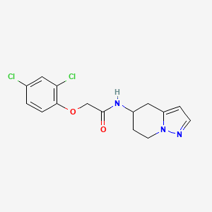 2-(2,4-dichlorophenoxy)-N-(4,5,6,7-tetrahydropyrazolo[1,5-a]pyridin-5-yl)acetamide