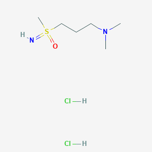 B2448965 N,N-Dimethyl-3-(methylsulfonimidoyl)propan-1-amine;dihydrochloride CAS No. 2361643-60-7