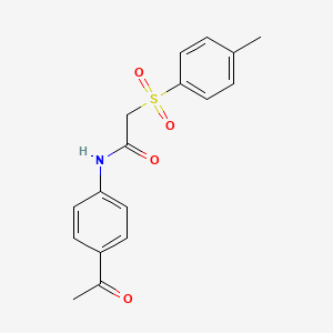 N-(4-acetylphenyl)-2-tosylacetamide