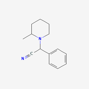 2-(2-Methylpiperidin-1-yl)-2-phenylacetonitrile