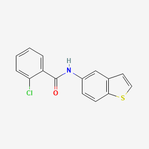 N-(1-benzothiophen-5-yl)-2-chlorobenzamide