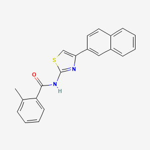 Benzamide, 2-methyl-N-[4-(2-naphthyl)-2-thiazolyl]-