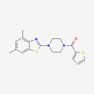 (4-(4,6-Dimethylbenzo[d]thiazol-2-yl)piperazin-1-yl)(thiophen-2-yl)methanone