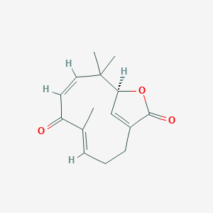 molecular formula C15H18O3 B2449021 Asteriscunolide B CAS No. 90383-29-2