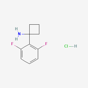 1-(2,6-Difluorophenyl)cyclobutan-1-amine hydrochloride