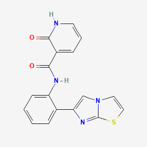2-hydroxy-N-(2-(imidazo[2,1-b]thiazol-6-yl)phenyl)nicotinamide