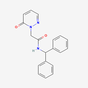 N-benzhydryl-2-(6-oxopyridazin-1(6H)-yl)acetamide