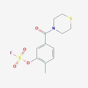 4-(3-Fluorosulfonyloxy-4-methylbenzoyl)thiomorpholine