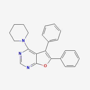 5,6-Diphenyl-4-(piperidin-1-yl)furo[2,3-d]pyrimidine