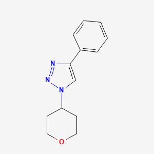 1-(oxan-4-yl)-4-phenyl-1H-1,2,3-triazole