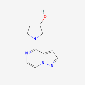 1-(Pyrazolo[1,5-a]pyrazin-4-yl)pyrrolidin-3-ol