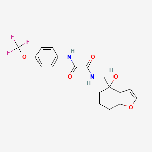 N1-((4-hydroxy-4,5,6,7-tetrahydrobenzofuran-4-yl)methyl)-N2-(4-(trifluoromethoxy)phenyl)oxalamide