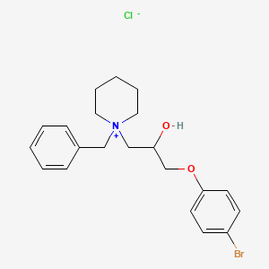1-Benzyl-1-(3-(4-bromophenoxy)-2-hydroxypropyl)piperidin-1-ium chloride