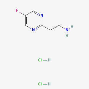 2-(5-Fluoropyrimidin-2-yl)ethan-1-amine dihydrochloride
