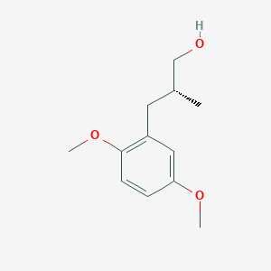 (2R)-3-(2,5-Dimethoxyphenyl)-2-methylpropan-1-ol
