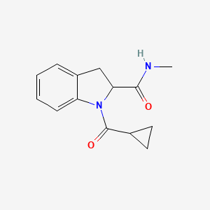 1-(cyclopropanecarbonyl)-N-methylindoline-2-carboxamide