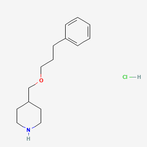 4-[(3-Phenylpropoxy)methyl]piperidine hydrochloride
