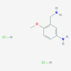 B024491 3-(Aminomethyl)-4-methoxyaniline dihydrochloride CAS No. 102677-73-6
