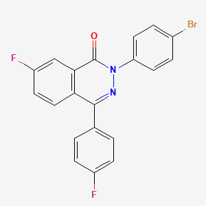 2-(4-bromophenyl)-7-fluoro-4-(4-fluorophenyl)-1(2H)-phthalazinone