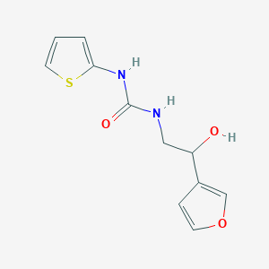 B2449134 1-(2-(Furan-3-yl)-2-hydroxyethyl)-3-(thiophen-2-yl)urea CAS No. 1396713-13-5