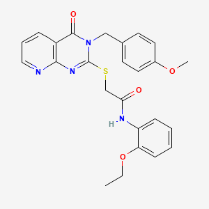 N-(2-ethoxyphenyl)-2-{[3-(4-methoxybenzyl)-4-oxo-3,4-dihydropyrido[2,3-d]pyrimidin-2-yl]thio}acetamide