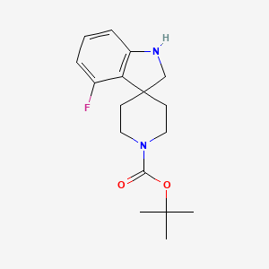 tert-Butyl 4-fluorospiro[indoline-3,4'-piperidine]-1'-carboxylate