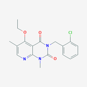 3-(2-chlorobenzyl)-5-ethoxy-1,6-dimethylpyrido[2,3-d]pyrimidine-2,4(1H,3H)-dione