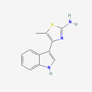 4-(1H-Indol-3-yl)-5-methyl-thiazol-2-ylamine