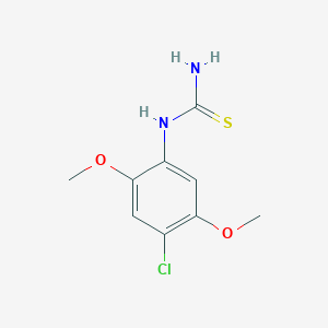molecular formula C9H11ClN2O2S B2449193 (4-氯-2,5-二甲氧基苯基)硫脲 CAS No. 72806-65-6