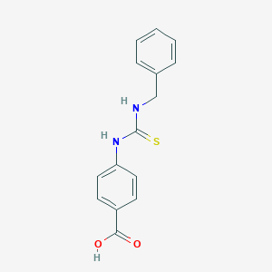molecular formula C15H14N2O2S B024492 4-(3-Benzyl-thioureido)-benzoic acid CAS No. 109310-93-2