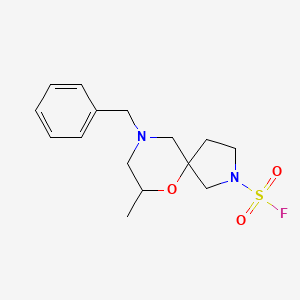 9-Benzyl-7-methyl-6-oxa-2,9-diazaspiro[4.5]decane-2-sulfonyl fluoride