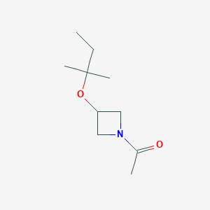 1-{3-[(2-Methylbutan-2-yl)oxy]azetidin-1-yl}ethan-1-one