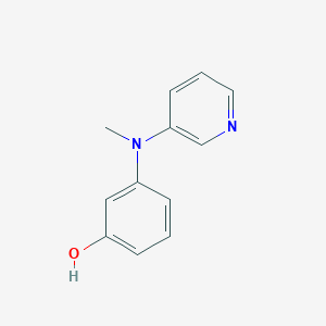 molecular formula C12H12N2O B2449260 3-[Methyl(pyridin-3-yl)amino]phenol CAS No. 1397207-81-6