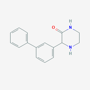 3-Biphenyl-3-YL-piperazin-2-one