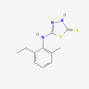 5-[(2-Ethyl-6-methylphenyl)amino]-1,3,4-thiadiazole-2-thiol