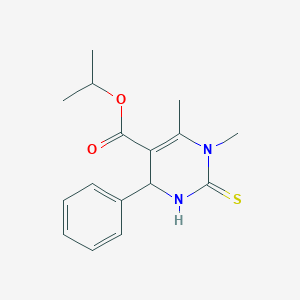 3,4-Dimethyl-6-phenyl-2-sulfanylidene-1,6-dihydropyrimidine-5-carboxylic acid propan-2-yl ester