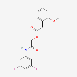 2-[(3,5-Difluorophenyl)amino]-2-oxoethyl (2-methoxyphenyl)acetate