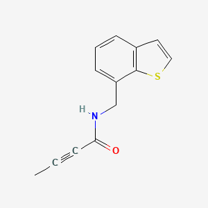 N-(1-Benzothiophen-7-ylmethyl)but-2-ynamide