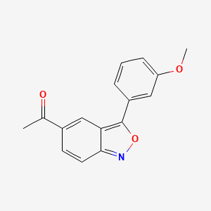 1-[3-(3-Methoxyphenyl)-2,1-benzisoxazol-5-yl]-1-ethanone