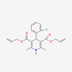 Diallyl 4-(2-chlorophenyl)-2,6-dimethyl-1,4-dihydro-3,5-pyridinedicarboxylate