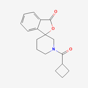 B2449343 1'-(Cyclobutanecarbonyl)spiro[2-benzofuran-3,3'-piperidine]-1-one CAS No. 1797280-75-1