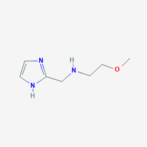 molecular formula C7H13N3O B2449431 [(1H-imidazol-2-yl)methyl](2-methoxyethyl)amine CAS No. 921160-96-5