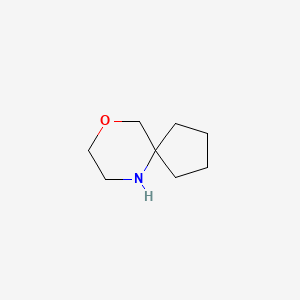 molecular formula C8H15NO B2449462 9-Oxa-6-azaspiro[4.5]decane CAS No. 51130-61-1