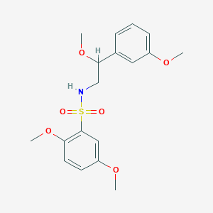 2,5-dimethoxy-N-(2-methoxy-2-(3-methoxyphenyl)ethyl)benzenesulfonamide