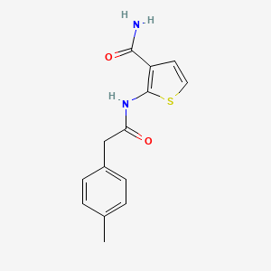 B2449491 2-(2-p-Tolylacetamido)thiophene-3-carboxamide CAS No. 908551-93-9
