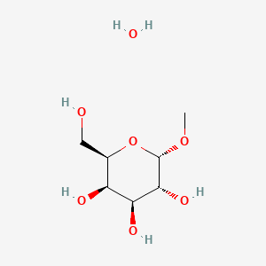 molecular formula C7H14O6 B2449512 METHYL ALPHA-D-GALACTOPYRANOSIDE MONOHYDRATE CAS No. 34004-14-3