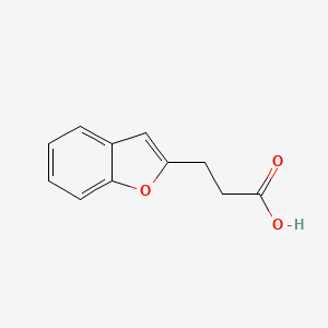 molecular formula C11H10O3 B2449534 3-(1-Benzofuran-2-yl)propanoic acid CAS No. 21683-86-3