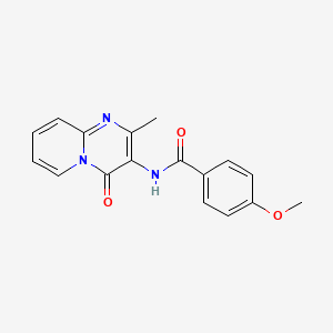 4-methoxy-N-(2-methyl-4-oxo-4H-pyrido[1,2-a]pyrimidin-3-yl)benzamide