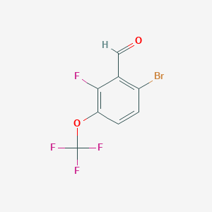 6-Bromo-2-fluoro-3-(trifluoromethoxy)benzaldehyde